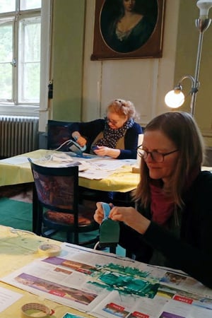 Kunst ohne Gleichen 2024 Workshop - Encaustikmalerei