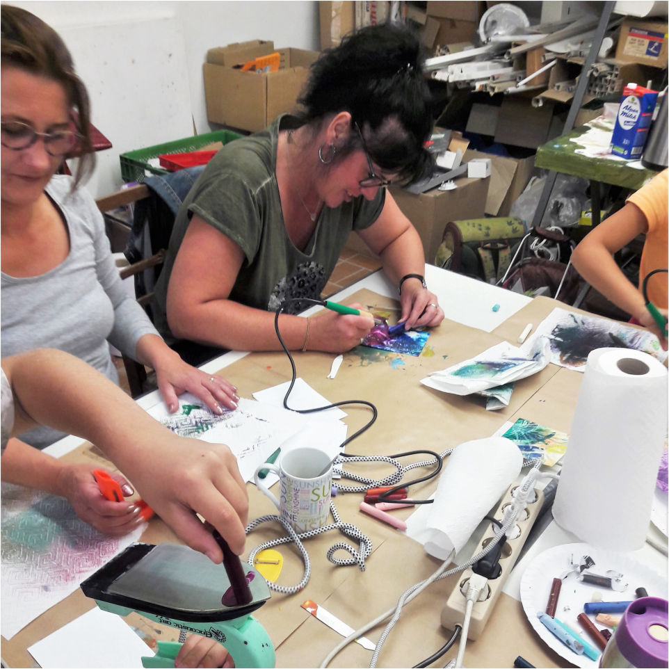 Imressionen Encaustic Workshop