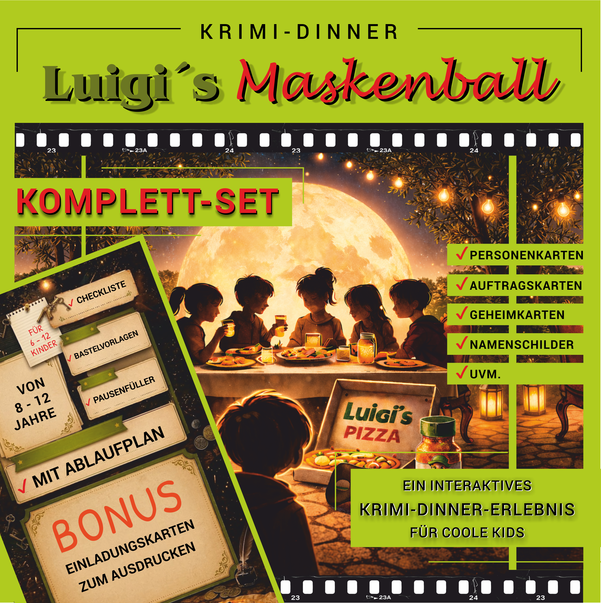 Krimidinner für Kids - Vorschau